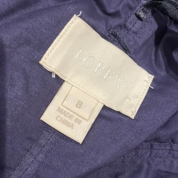 J Crew Navy lace strapless dress - Picture 3 of 3